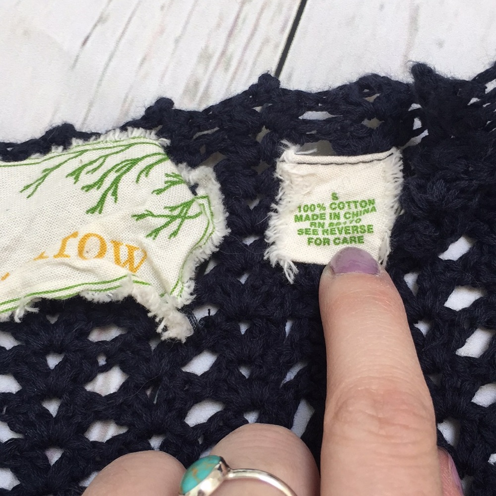 Sparrow Striped Crochet Sweater - Picture 3 of 4